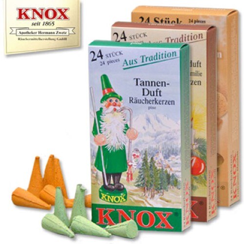 Original KNOX Räucherkerzen 45 SORTEN beste frische Qualität TRADITIONELLER DUFT