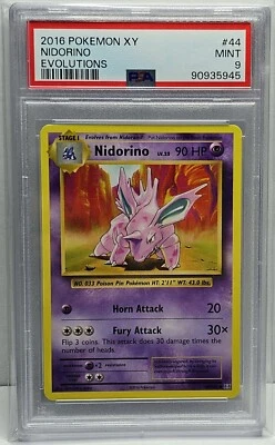 2016 nidorino pokemon card value Nidorino - Evolutions 44/108 - 2016 Modern - Standard main image 0