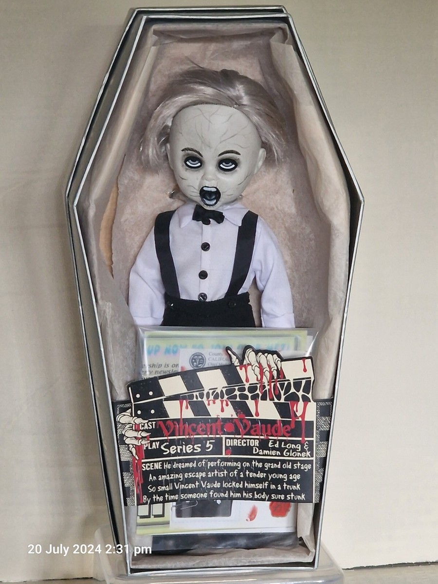 Living Dead Dolls Series 5 Black & White variant Vincent Vaude 