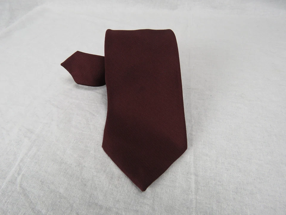 Wembley Solid Burgundy REPP Tie - Image 2 of 4