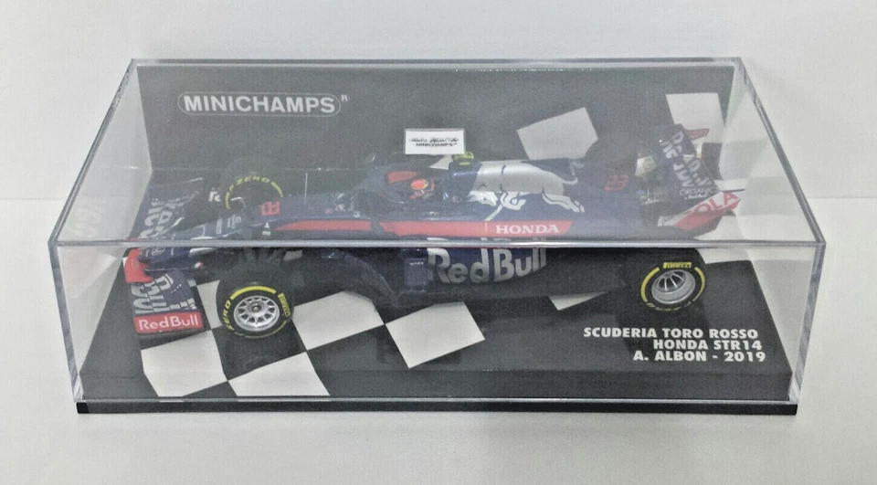 MODELLINO AUTO 1:43 F1 MINICHAMPS TORO ROSSO HONDA ALBON 2019 DIECAST MODELLISMO - Immagine 2 di 4