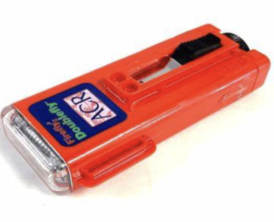 ACR Electronics Firefly 2 Doublefly Strobe/Incandescent Rescue Light, Orange NOS
