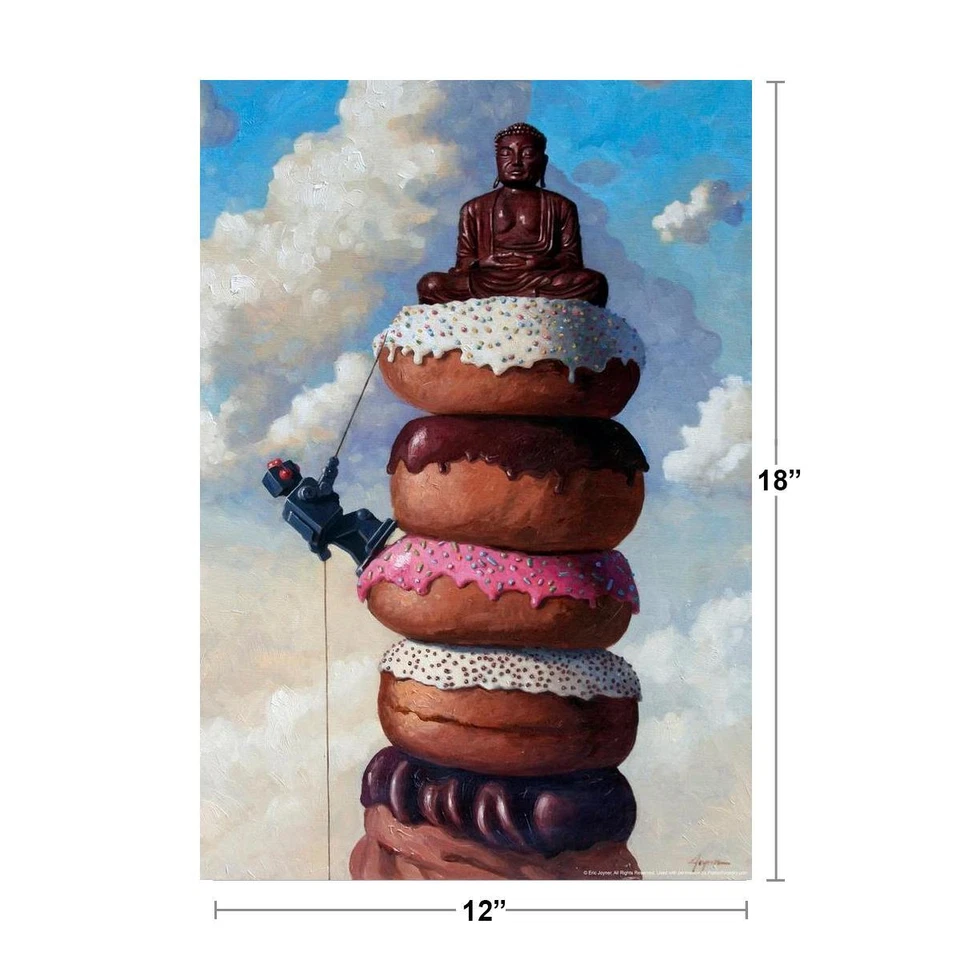 Robots Sweet Buddha by Eric Joyner Cool Wall Decor Art Print Poster 12x18 - Image 2 of 3