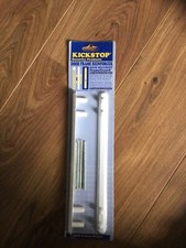 Kickstop doorframe reinforcer (white) for a wooden door frame