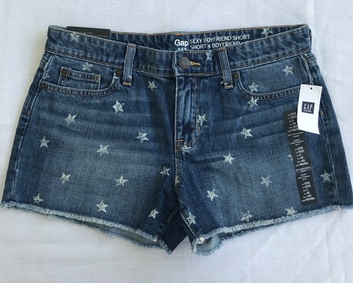 GAP Sexy Boyfriend Short Denim Shorts 