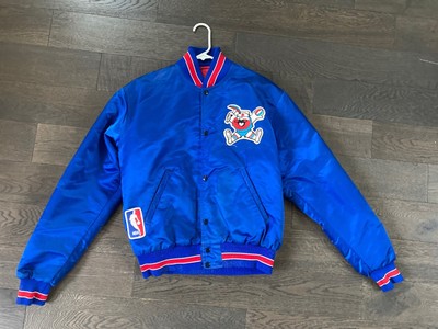 Vintage 1980s NBA Denver Nuggets Starter Satin USA Bomber Jacket XL