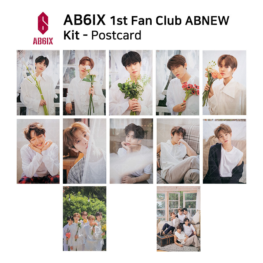 AB6IX 1st Fan Club ABNEW Official Goods Postcard Set 2PCS | eBay