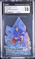 2022 Upper Deck Ice Ice Crystals #IC-62 Braden Schneider Frigid /99 (SP) CGC 10