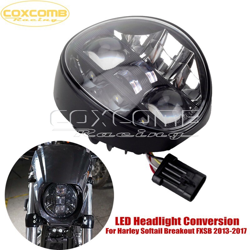 For Harley Davidson Softail Breakout FXSB 2013-2017 LED Headlight