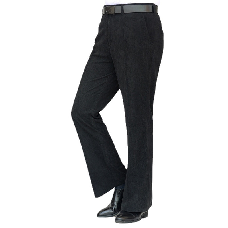 パンツ CLANE CORDUROY BELL BOTTOM PANTS Mens Corduroy Bell Bottom Flared Pants 60s 70s Retro Bootcut