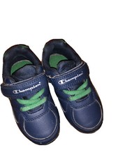 SCARPE Sneaker BAMBINO N. 23 CHAMPION  Verdi Inverno USATE Come Nuove 580702