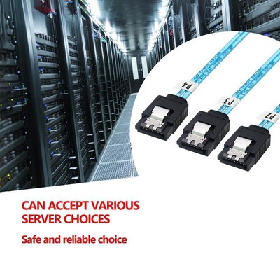 7 Pin SATA 3.0 Mini SAS Cable 6Gbps 4 SATA to 4 SATA Data Cable for SSD