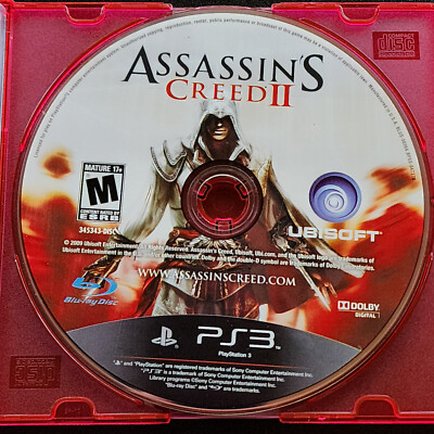 Assassin's Creed II PS3 Loose Disc, Tested & Working