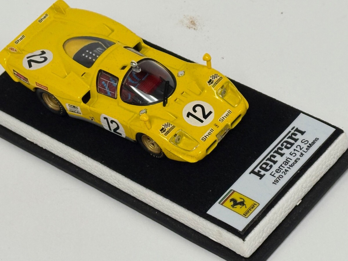 1/43 Ferrari 512 S From 1970 24 Hours of LeMans Car #12