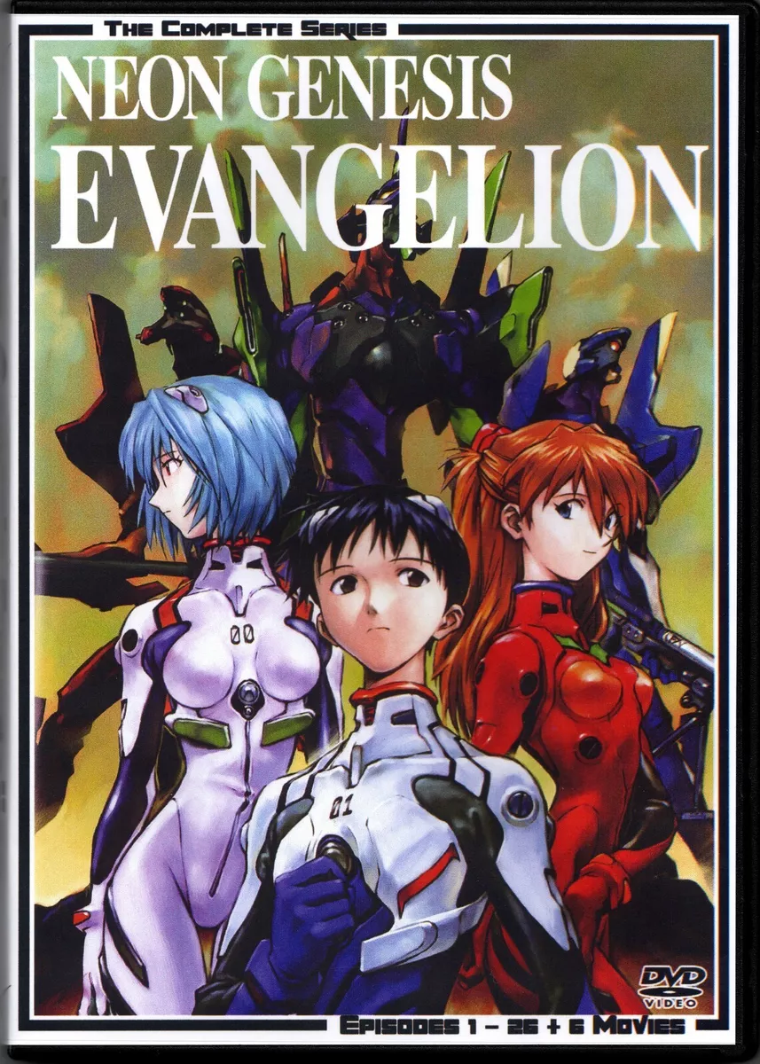 Neon Genesis Evangelion Episodes 1 - 26 + 6 Movies English Dubbed Complete  6 DVD