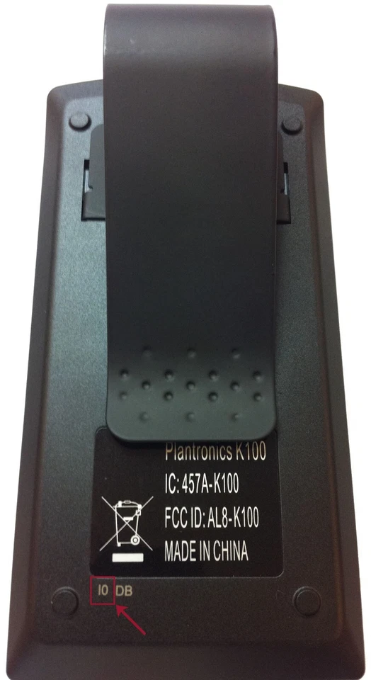 Visor clip Plantronics K100 Bluetooth Speakerphone FM Transmitter to car radio - Image 2 of 3