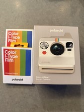 NIB Polaroid Now Instant Camera Generation Gen 3 in White with 2 Film Packs