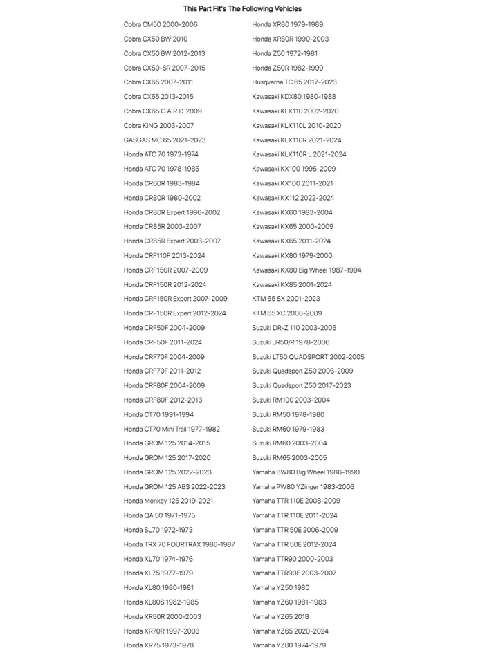 Primary Drive 420 MC Professional Chain Master Link For YAMAHA YZ60 1981-1983 - Image 3 of 4