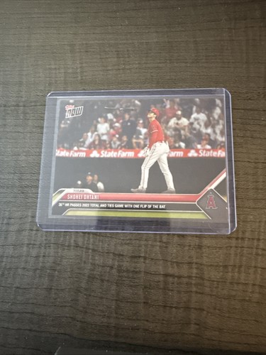 2023 MLB Topps NOW 579 SHOHEI OHTANI 35th HR BAT FLIP LOS ANGELES ANGELS