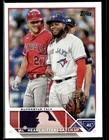 2023 Topps #396 Superstar Talk Mike Trout Angels Baseball Card 1503A
