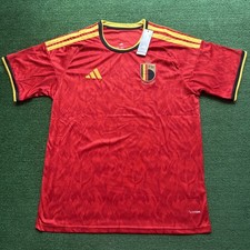 NWT adidas Belgium National Team Aeroready Soccer Jersey Red/Yellow/Black/Fan3XL