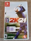 PGA Tour 2K21 (Nintendo Switch) golf game w/ Case, Complete, Rare, 100% Working