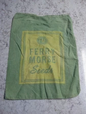 VINTAGE FERRY-MORSE SEEDS SAN FRANCISCO DETROIT SEED BAG 12 1/2" x 17 1/4"