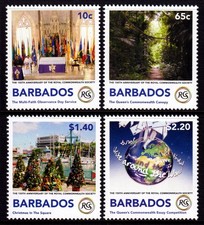 Barbados 2018 Royal Commonwealth Society Complete Mint MNH Set