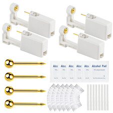 24 Pcs Self Ear Piercing Gun Kits - 24Pcs/Set Painless Disposable Sterile Gun wi