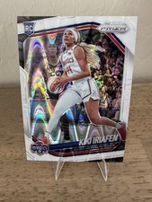 2025 Prizm WNBA - Kiki Iriafen # 72 - White Seismic Prizm - Mystics RC