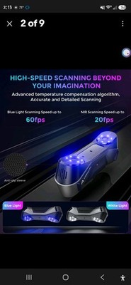 Creality CR-Scan Raptor 3D Scanner - Open Box - Original Package Accessories