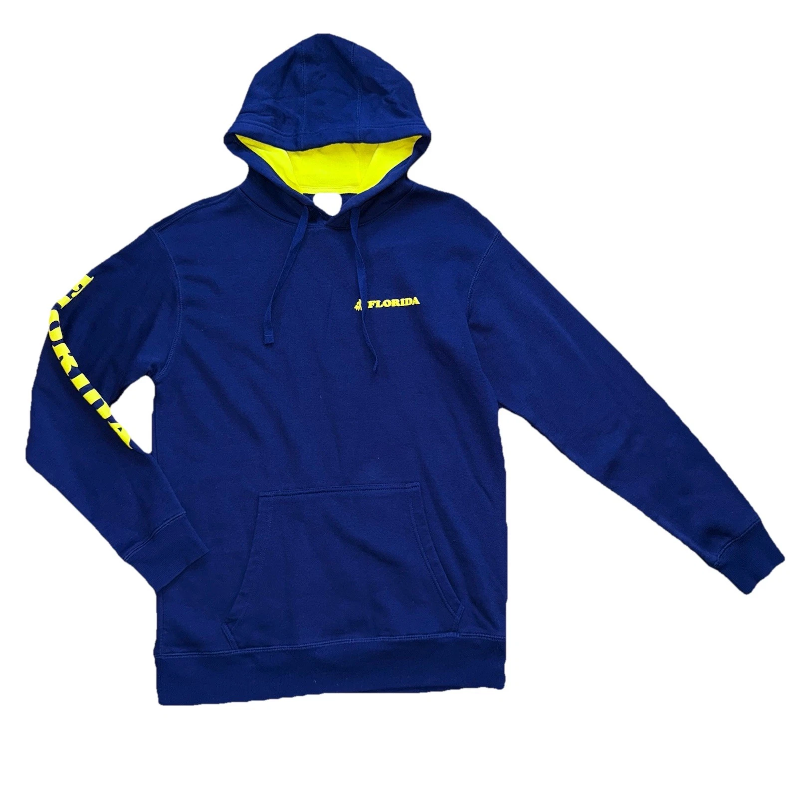 Creative Apparel Men’s Hoodie Sweatshirt Florida Sz M Navy Blue Long Sleeve Cozy