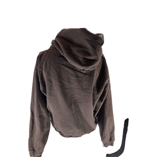 Sporty & Rich Men's Sweatshirt Small Brown Cotton Hoodie Pullover - Picture 6 of 8