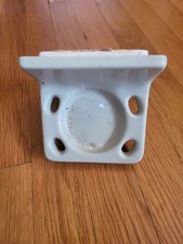 Vintage Ceramic Wall Mount Soap Dish Tile-In Bathroom Holder Teal Mid Century