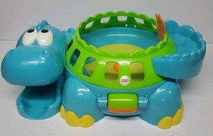 Fisher-Price Go Baby Go! Poppity Pop Musical Dino Tested And Works! 