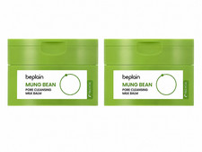 Beplain Mung Bean Pore Cleansing Milk Balm 100ml x2 Makeup Remover K-Beauty