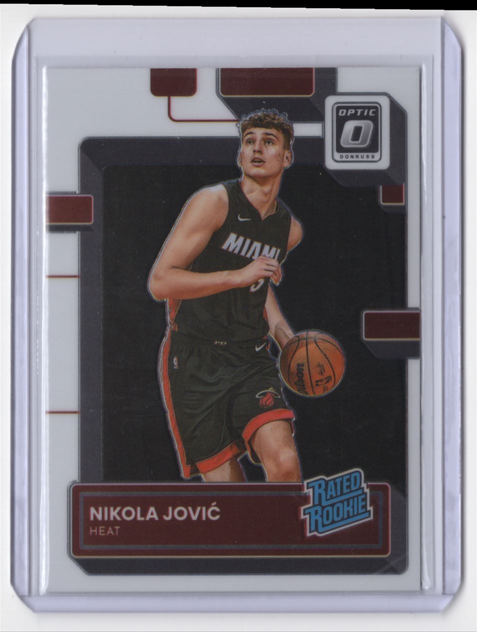 2022-23 Donruss Optic Rated Rookies Nikola Jovic Rookie Miami Heat #224