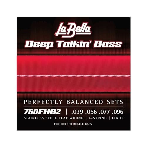 Corde Per Basso La Bella 760NHBB Beatle Bass - Calibro .050/.100, Confezionate In Atmosfera Protettiva