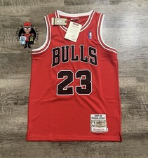 Michael Jordan Mitchell  Ness 97 98 Bulls Jersey Size M 