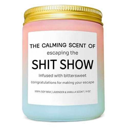 Sarcastic Candles, Going Away, Goodbye, Farewell Gifts for Coworkers -