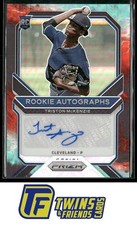 2021 Panini Prizm Rookie Autographs Cosmic Haze Triston McKenzie #/50