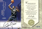 1999-00 SkyBox Premium Autographics #114 Corey Maggette