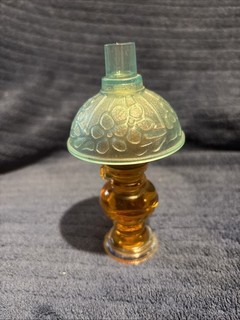 Vintage Avon Oil Lamp Perfume Bottle Retired