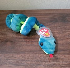 Ty Beanie Baby Hissy Snake Beanbag Plush Original Tag 1997 NWT Mint Condition