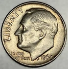 1964-P Roosevelt Dime - Circulated Condition - 90% Silver - US Coin - 3636