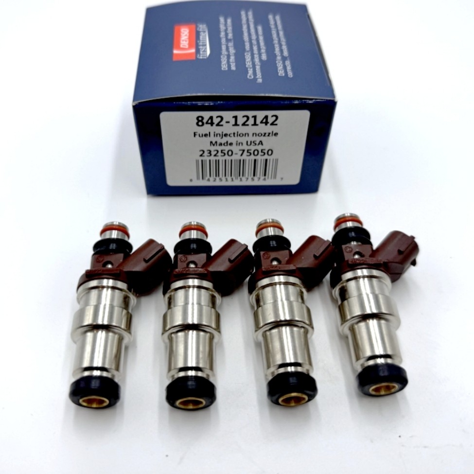 4pcs DENSO Fuel Injectors for 1995-2000 Tacoma T100 2.7L 3RZ-FE OEM 23250-75050