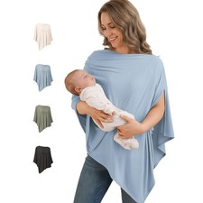 Nursing Cover for Breastfeeding, 360 Full Privacy Breathable Breastfeeding C...