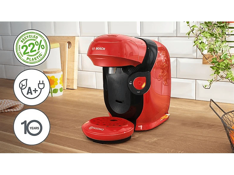 Cafetera de cápsulas-Bosch Tassimo Style TAS113E, 3.3bar, 0.7l, 1.400W,Intellibr - Imagen 2 de 4