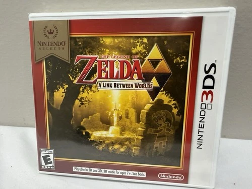 Sealed Zelda A Link Between Worlds Nintendo Selects White Case Nintendo 3DS