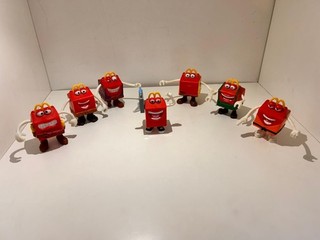 Vintage McDonalds Happy Meal Toys Lot Rare Happy Box Figures Collectible Set